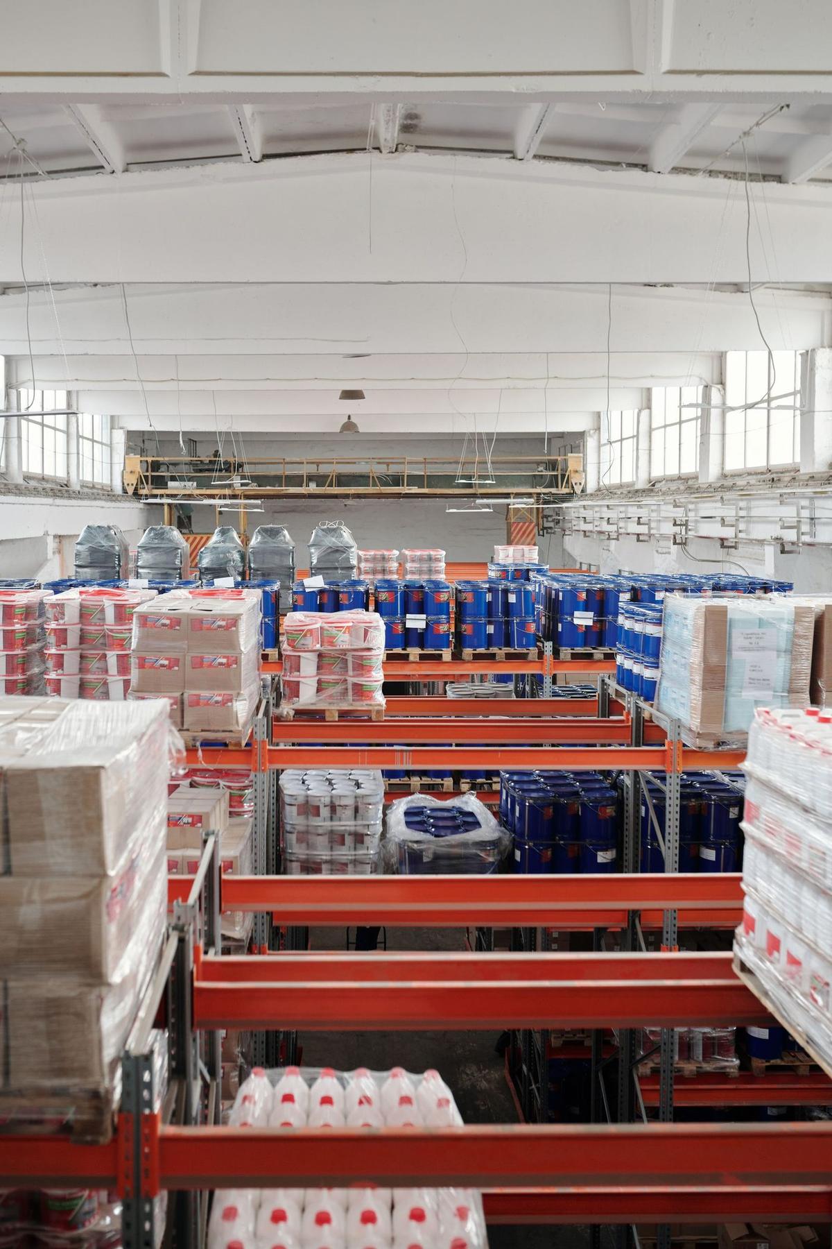 Stockage frigorifique sur mesure avec rayonnages et grande capacité
